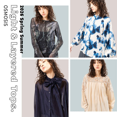 2026 Spring Summer Light & Layered Tops.