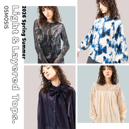 2026 Spring Summer Light & Layered Tops.