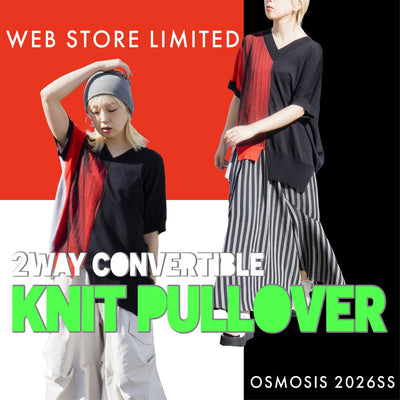 2WAY CONVERTIBLE KNIT PULL OVER