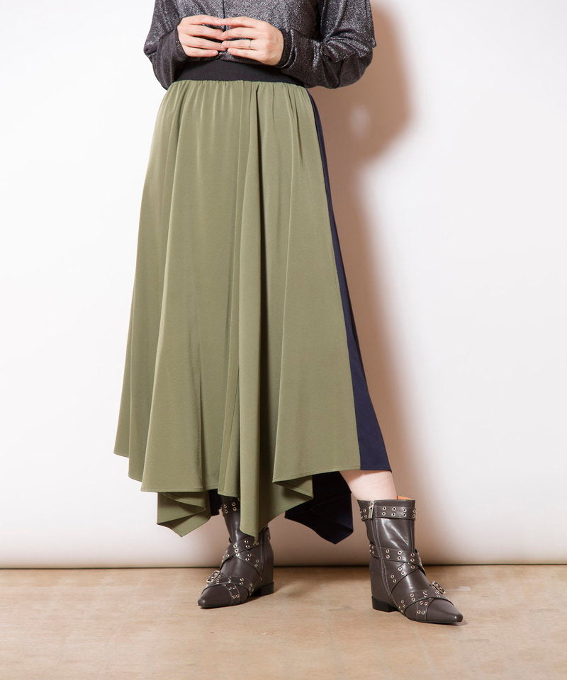 KHAKI×NAVY styling(158cm)