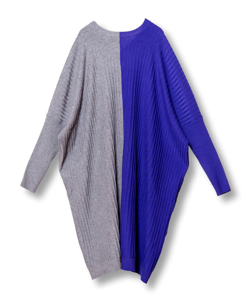 GRAY×PURPLE back
