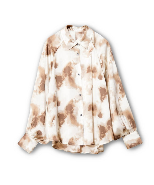 printed raglan blouse