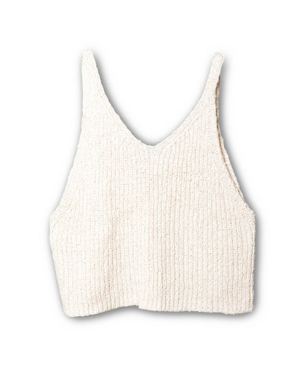 2-way rib knit bustier
