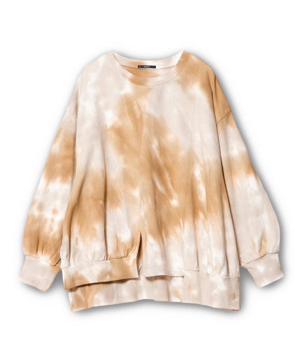 Tie-Diamond Asymmetrical Pullover