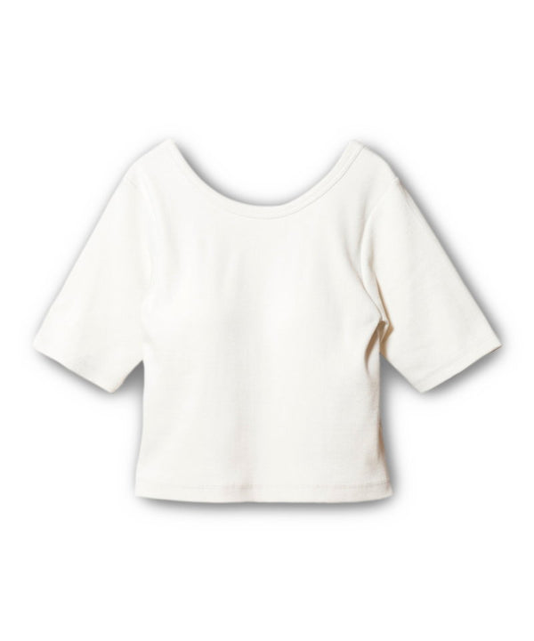 クロップドブラトップTシャツ