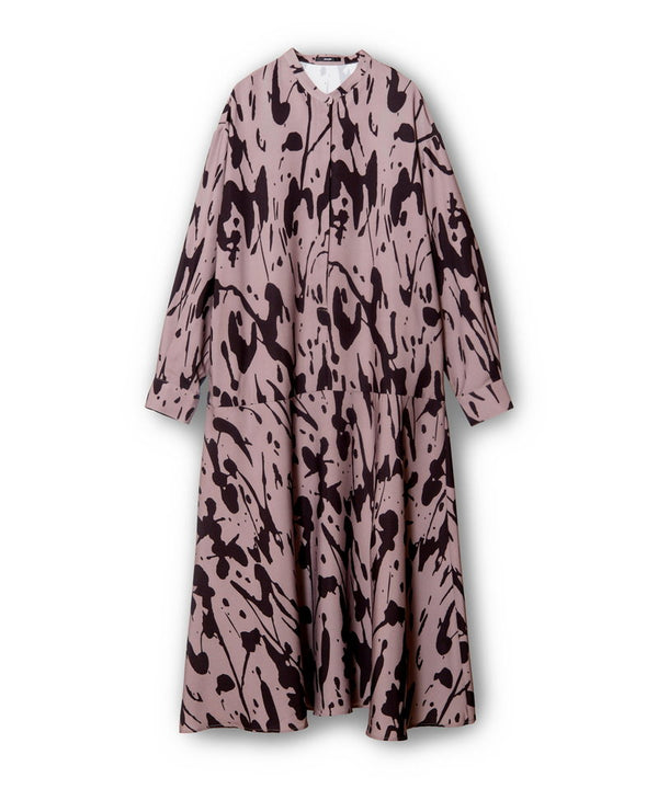 Printed mermaid dress