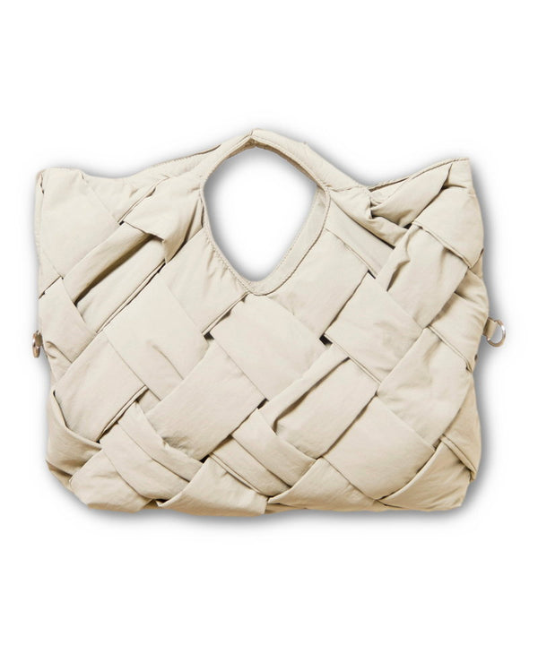 Cross knit 3-way bag