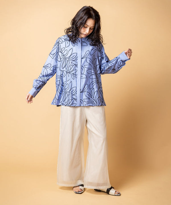 Embroidered fly shirt