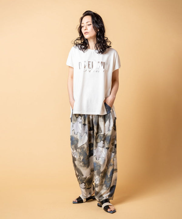 Foil Print Pullover