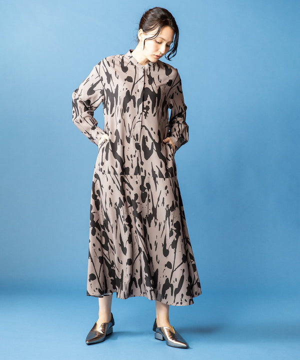 Printed mermaid dress