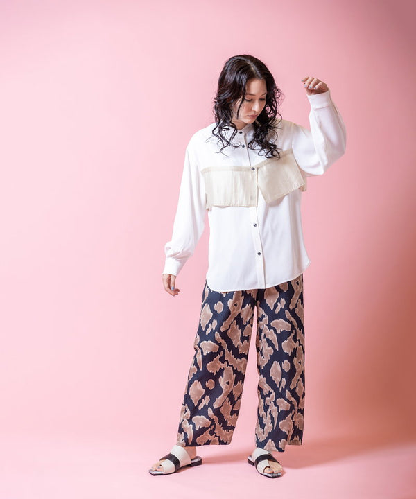 Layered shirt blouse