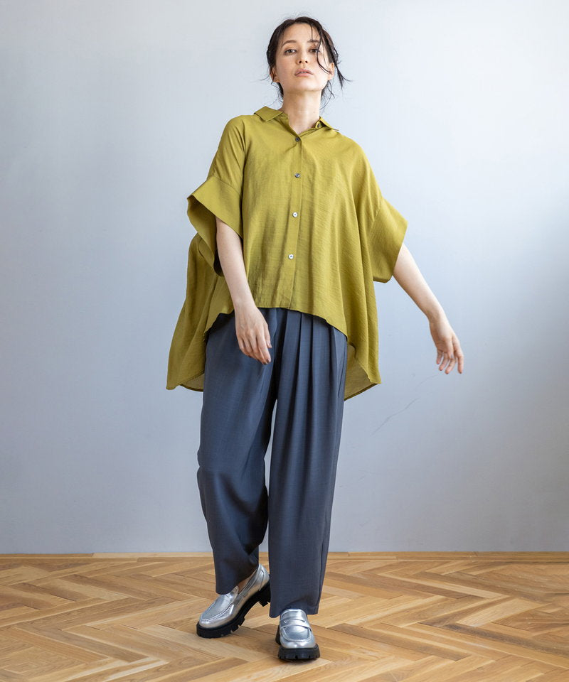 アシンメトリータックパンツ – OSMOSIS・NO ID.
