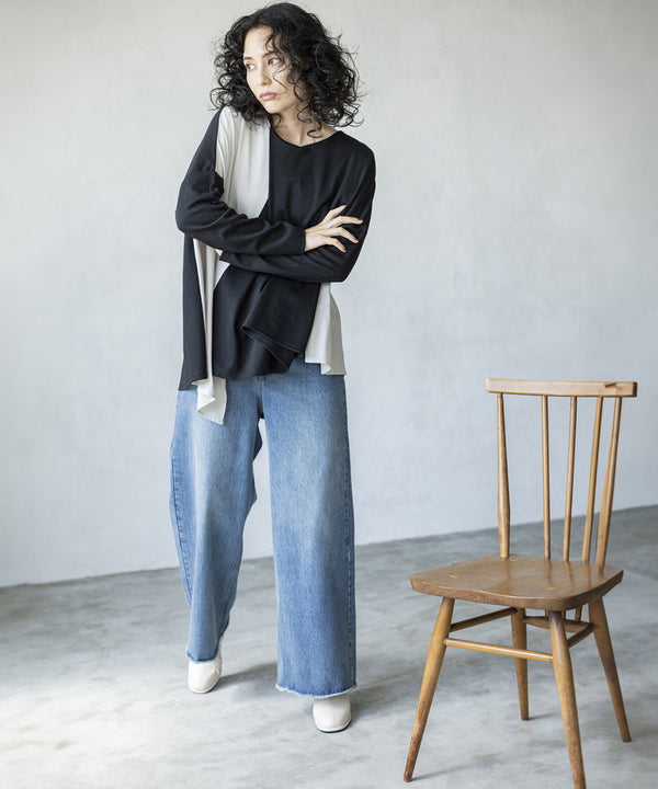 ストレートデニムパンツ
