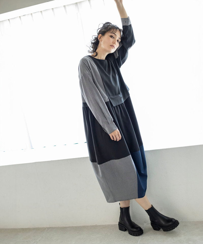 ストライプ styling(167cm)