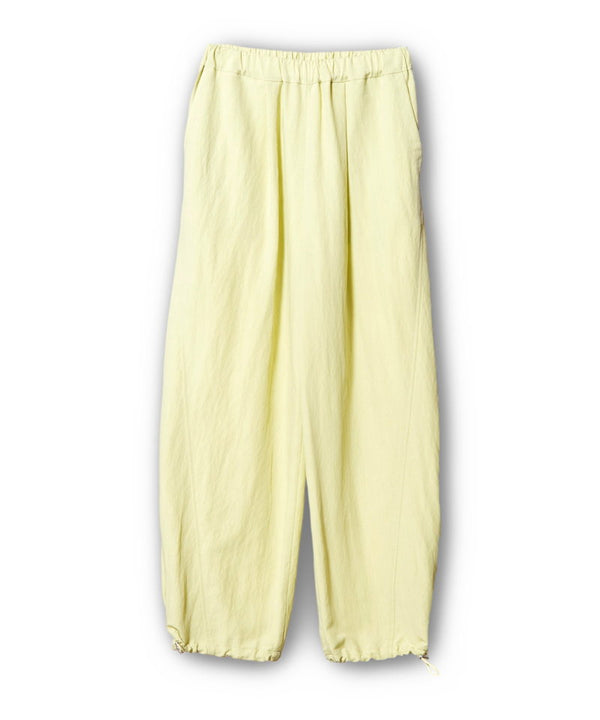Drawstring Hem Side Tuck Pants