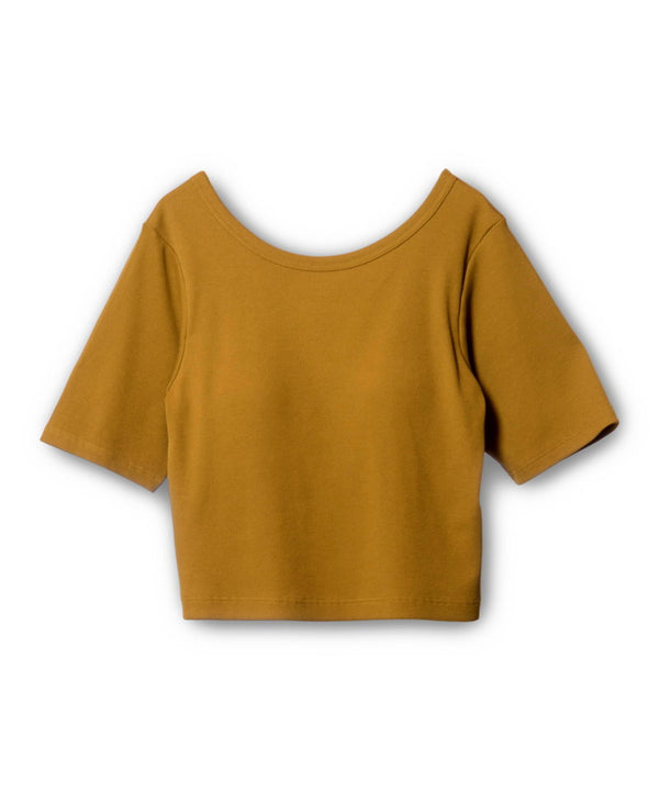 クロップドブラトップTシャツ