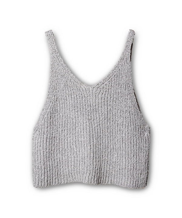 2-way rib knit bustier