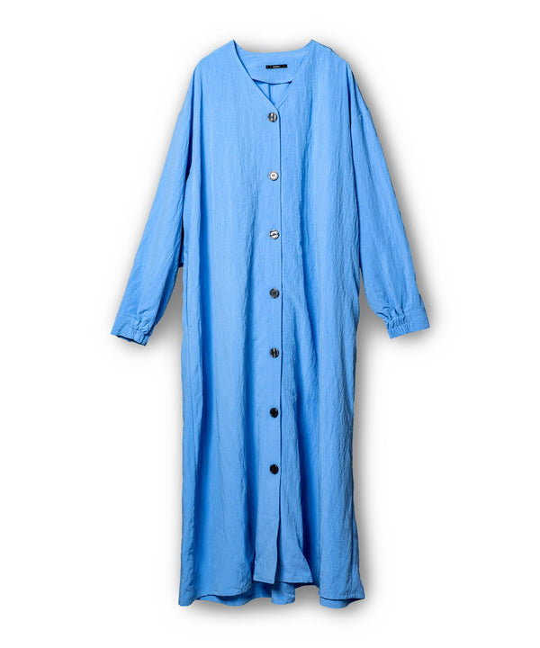 Back gathered light coat