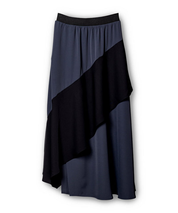 Asymmetrical Pleated Skirt