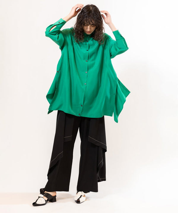 Button-arranged shirt