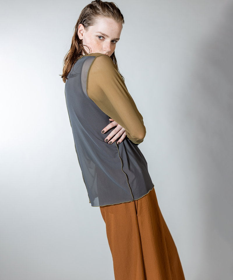 KHAKI×D.GRAY styling