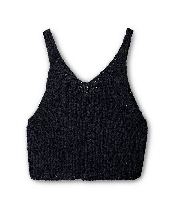 2-way rib knit bustier