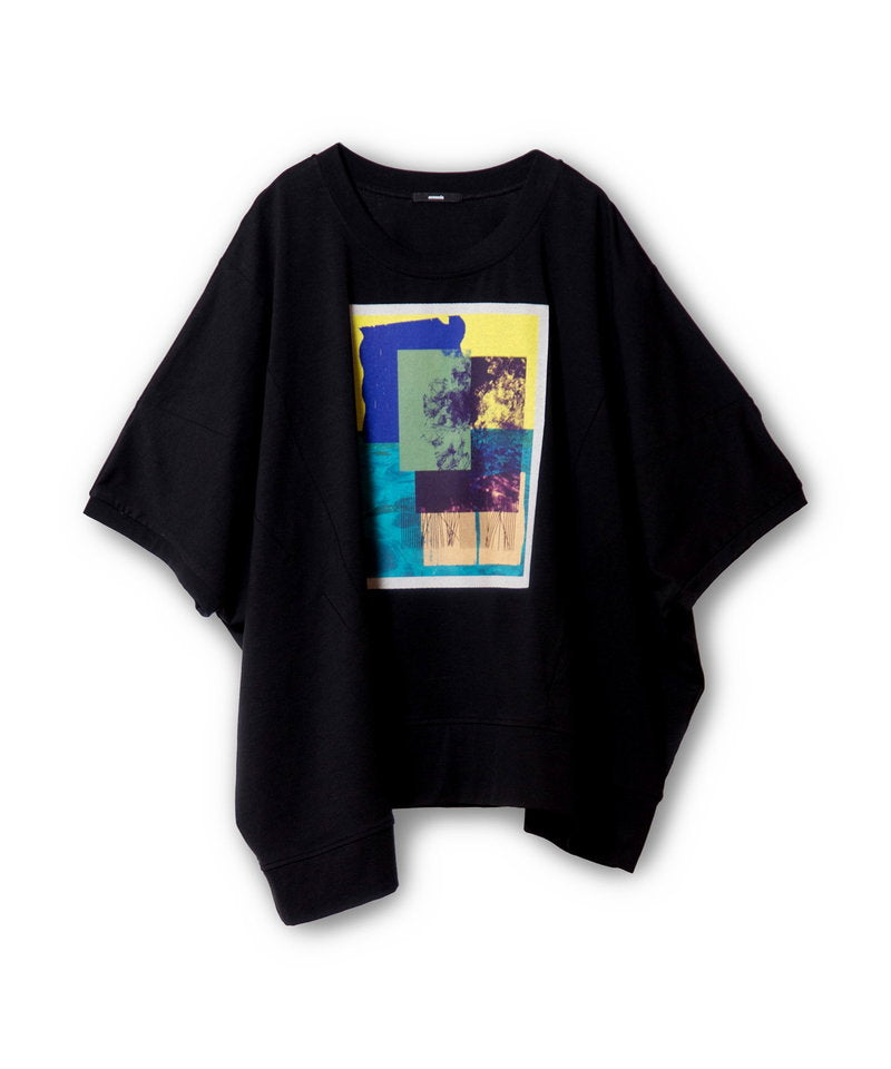 アシンメトリーグラフィックTシャツ – OSMOSIS・NO ID.