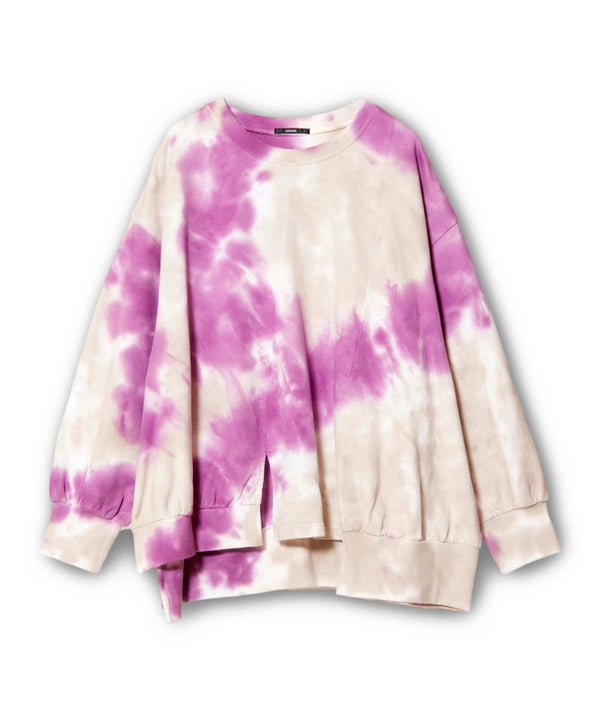 Tie-Diamond Asymmetrical Pullover