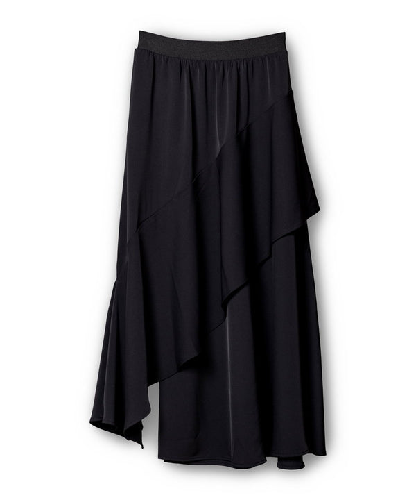 Asymmetrical Pleated Skirt