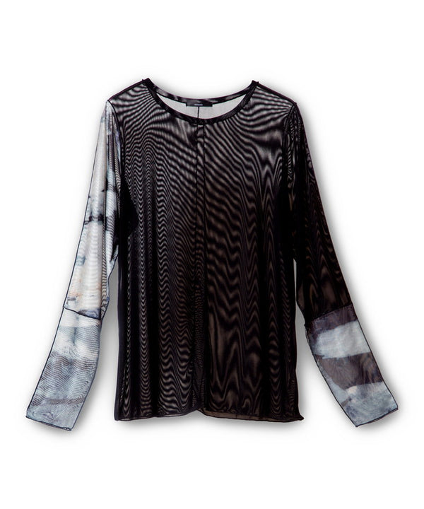 メロー切替長袖Tシャツ
