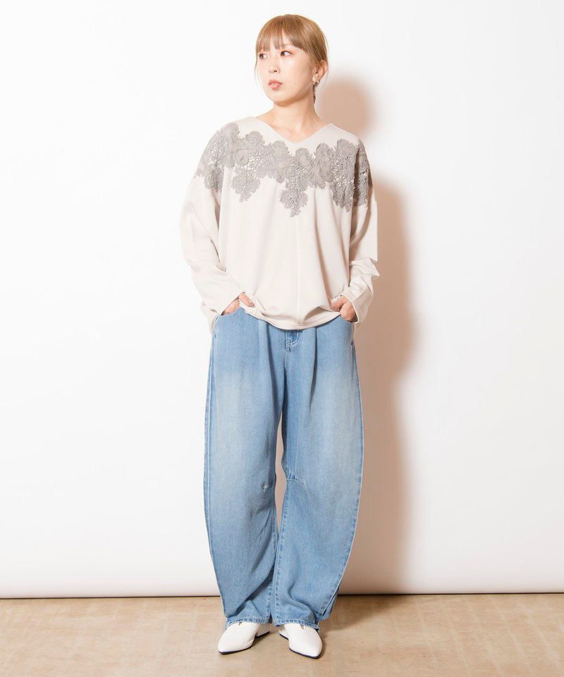 【osmosis】セルロースデニムタックパンツ セルロースデニムタックパンツ – OSMOSIS・NO ID.