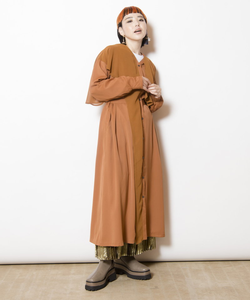 シフォンレイヤードワンピース – OSMOSIS・NO ID.