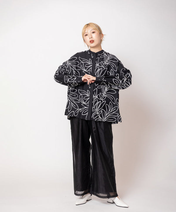 Embroidered fly shirt