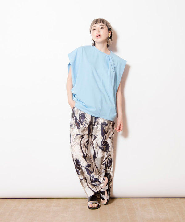 アシンメトリータックTシャツ