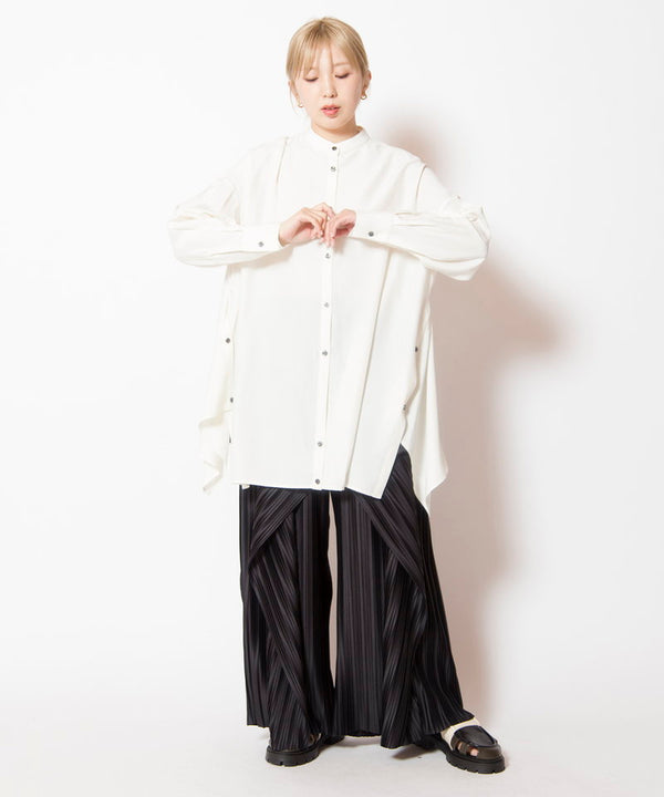 Button-arranged shirt