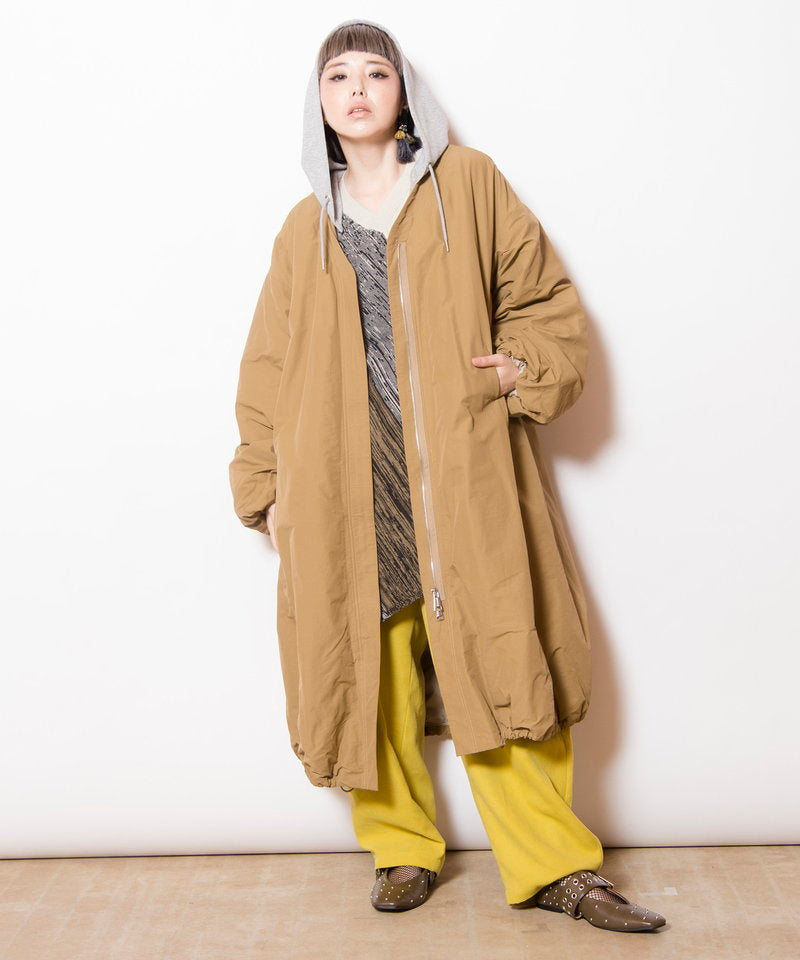 値下げ！□オズモーシス　フーデッドバルーンコート フーデッドバルーンコート – OSMOSIS・NO ID.