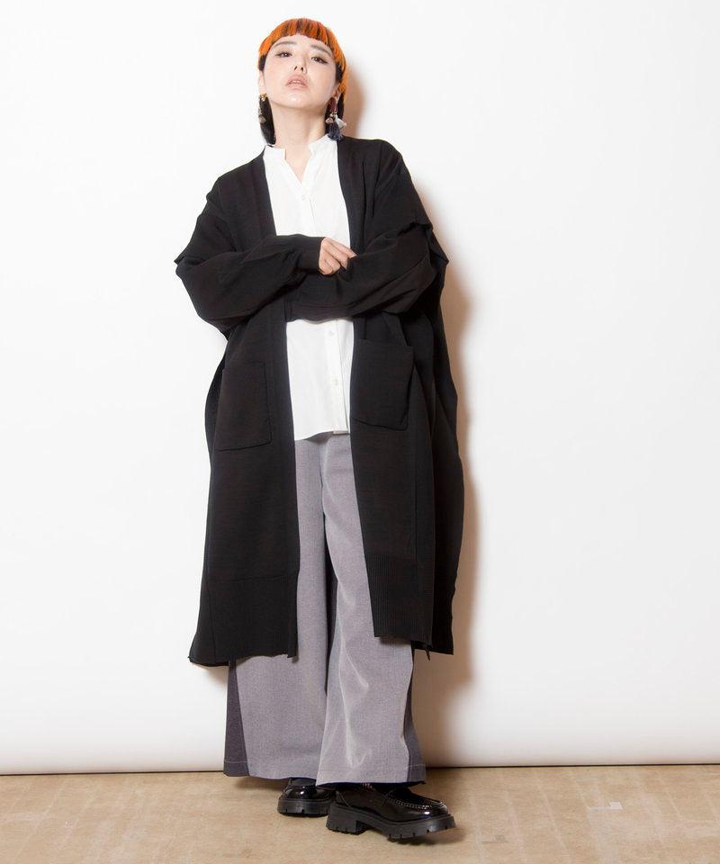 【極美品】フォクシー レース切替 ニット カーディガン コットン 黒 サイズ40 切替ニットカーディガン – OSMOSIS・NO ID.