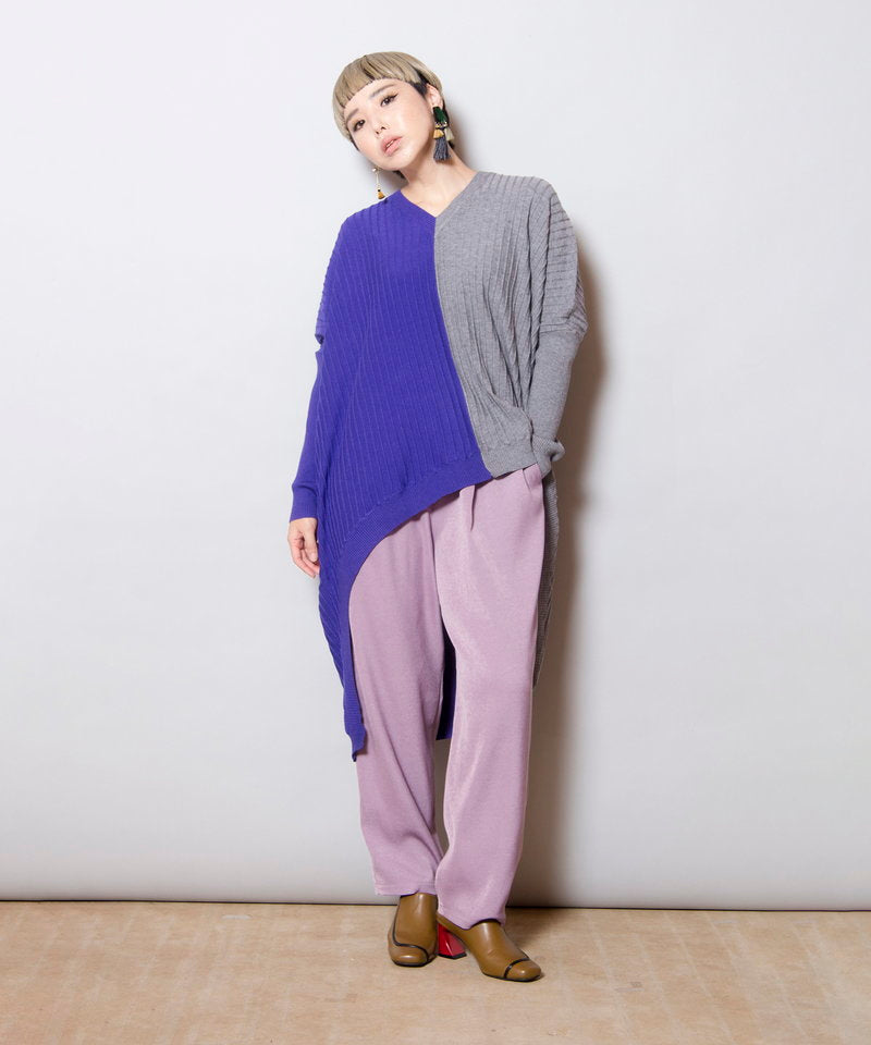 GRAY×PURPLE styling(158cm)