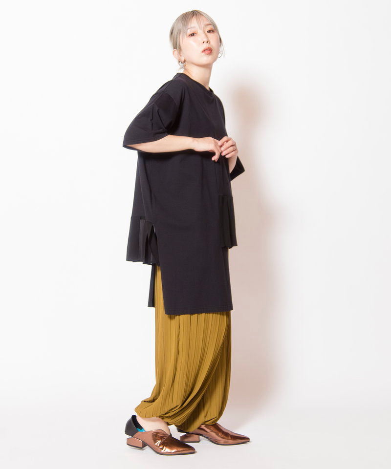 エーエフヴァンデヴォースト シルク アシンメトリー 切替 トップス サイズ2 アシンメトリー切替Tシャツ – OSMOSIS・NO ID.
