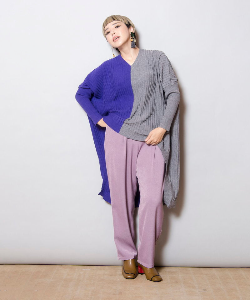 GRAY×PURPLE styling(158cm)