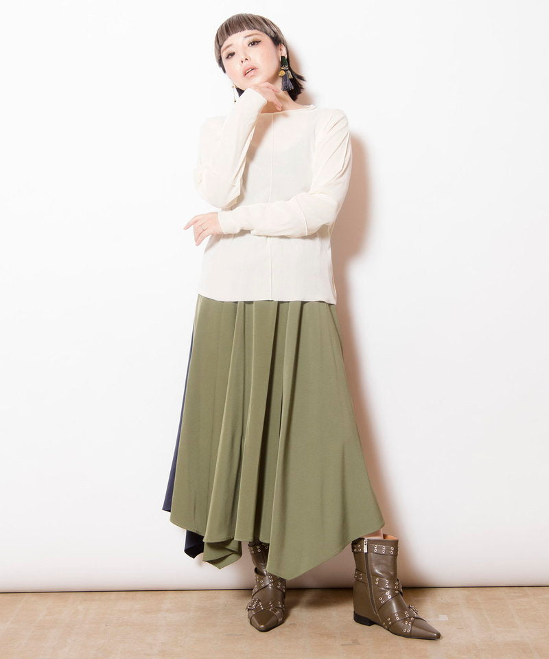 KHAKI×NAVY styling(158cm)