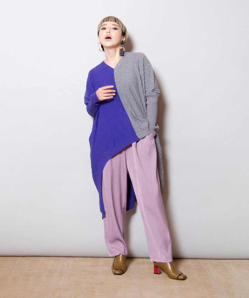 GRAY×PURPLE styling(158cm)