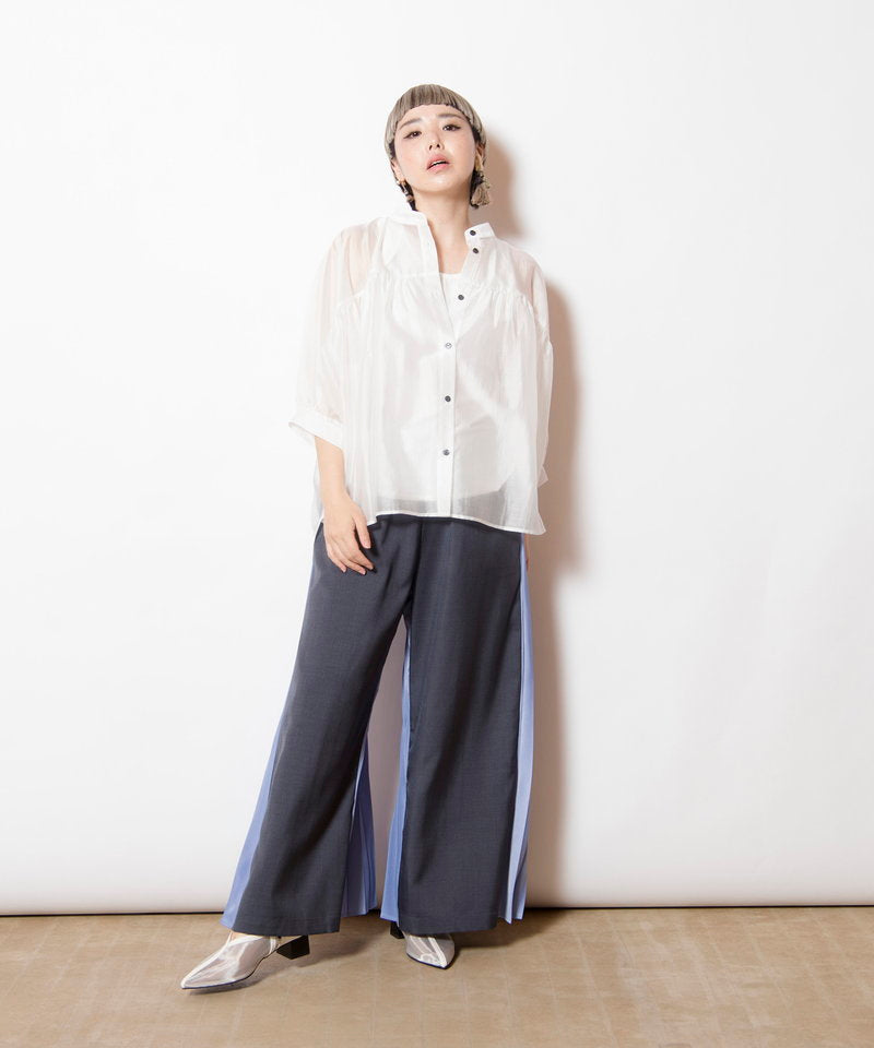 【完売】su paris ドゥーズィエムクラス　アパルトモン　ギャザーブラウス シアードルマンギャザーブラウス – OSMOSIS・NO ID.