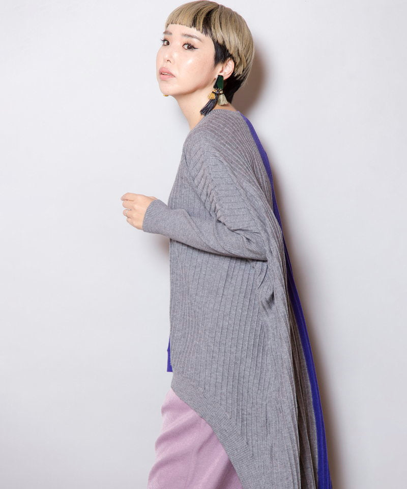 GRAY×PURPLE styling(158cm)