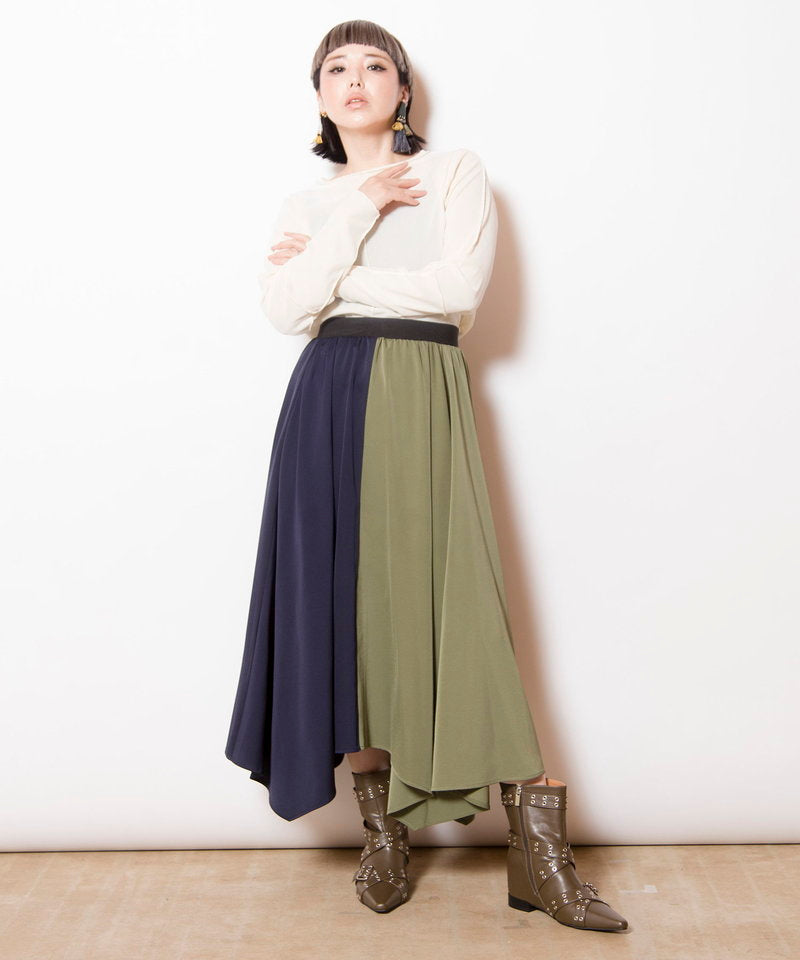 KHAKI×NAVY styling(158cm)