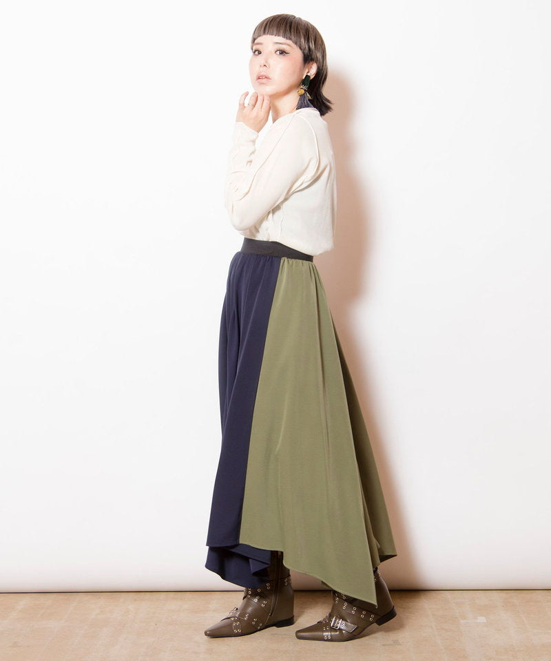 KHAKI×NAVY styling(158cm)
