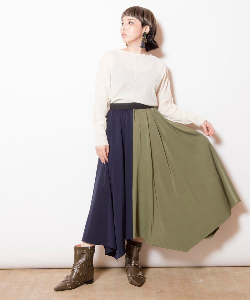 KHAKI×NAVY styling(158cm)