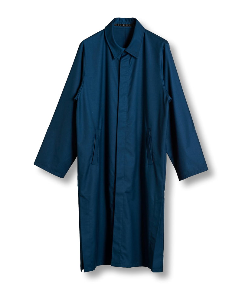 Balmac long shirt coat – OSMOSIS・NO ID.