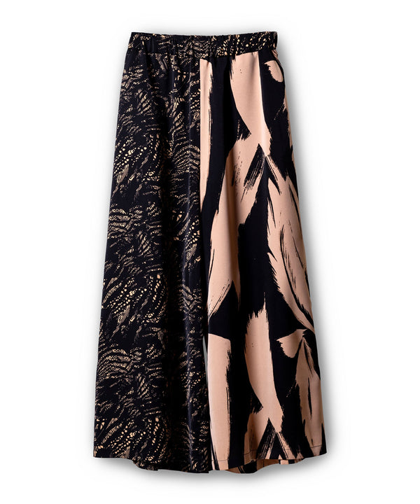 WEBSTORE Exclusive: Print-Blocked Flared Pants