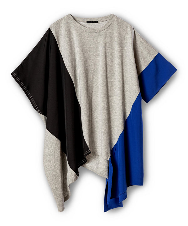 Switching Asymmetrical T-shirt
